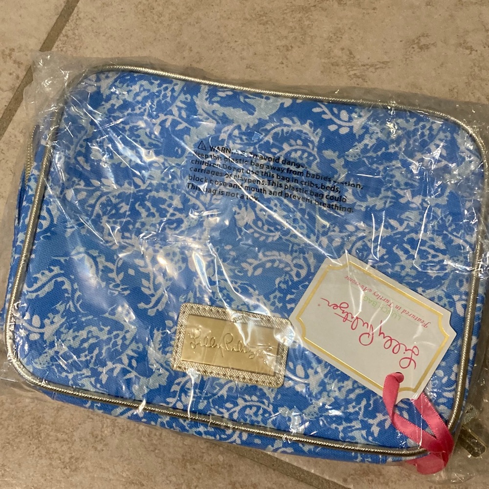 Lilly Pulitzer lunch box Turtley Awesome